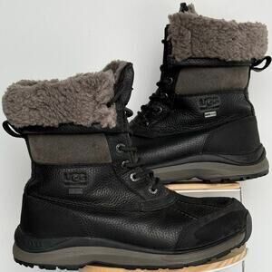 UGG Women's Adirondack III Boot Wool Insulation Womens Size 7 Black
